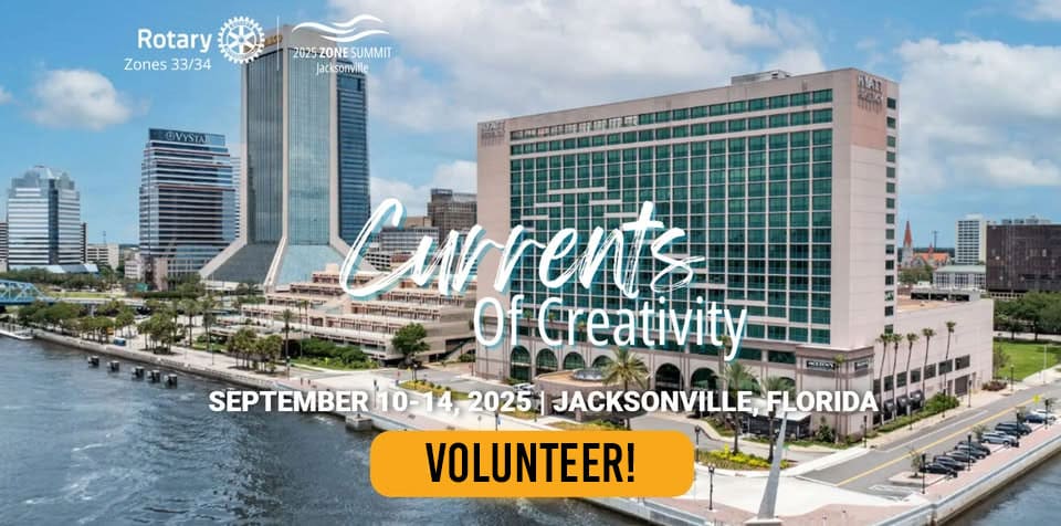 Volunteer at the Rotary Zone 33-34 Leadership Summit
