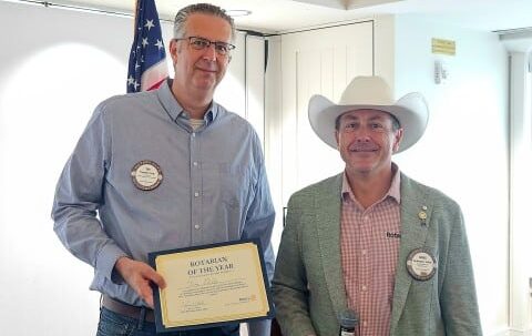 Photo of Tim Delp and Chris Eckols of the Rotary Club of Ponte Verda Beach